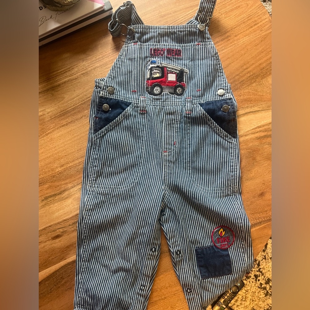 Lego overalls 24 months fire truck